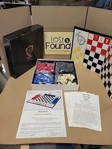 Vintage 1986 Fouray 4 Spieler Partnerschaft Schachspiel Set Box beschädigt - Bild 1 von 8