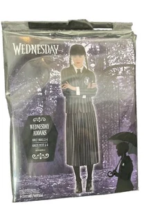NEW WEDNESDAY ADDAMS NEVERMORE ACADEMY Costume Adult Size 2-4 Dress & Blazer - Picture 1 of 6