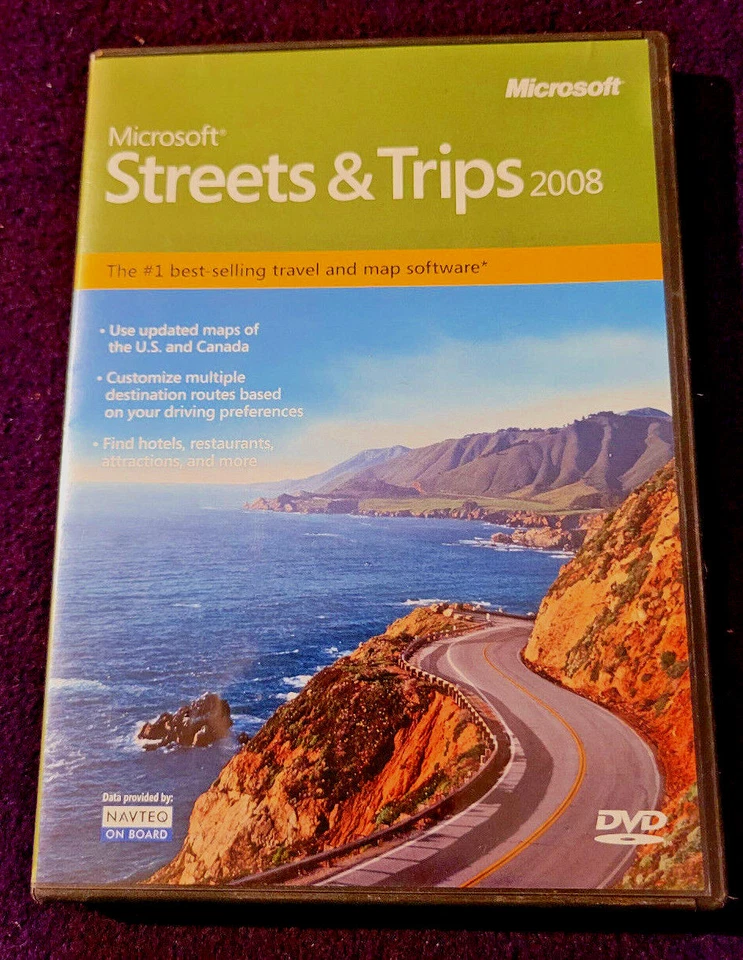 Microsoft Streets & Trips  2008 - USA - Trip Planning Software (B17-00389) - Image 1 of 1