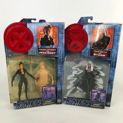 Figuras de acción Toy Biz X-Men La película Jean Grey y Storm Halle Berry nuevas en caja Foto 1 de 4