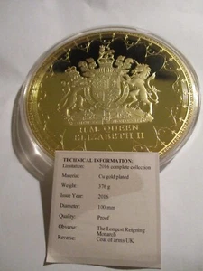 Windsor Mint Longest Reigning Monarch H.M. Queen Elizabeth II Coin 2016 + COA. - Picture 1 of 21