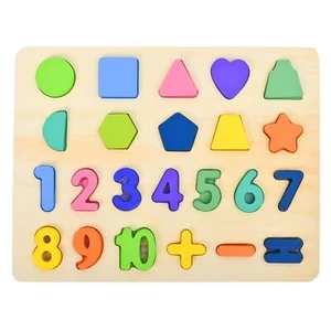 CHESLICR Wooden Number Puzzle Toys for Toddlers 1 2 3 4 5 Years Old, Preschoo... - Picture 1 of 6