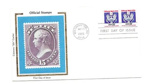 O136 22 cent, Official coil pair, Colorano "Silk" Cachet FDC - Picture 1 of 1