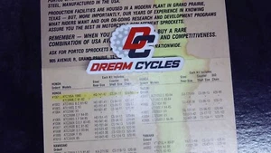 Honda ATC200 1981-82 ATC185 1980 Chain and 11/47 Sprocket Set PORTCO KIT 1001 - Picture 1 of 1