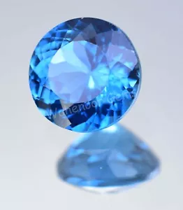 Piedra preciosa suelta de turmalina azul índicolita natural afgano de 4,30 quilates - Imagen 1 de 7
