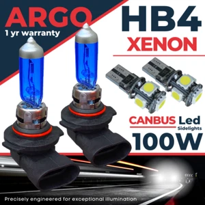 HB4 9006 Xenon White Super Bright Upgrade P22d Front Headlight Headlamp Bulbs - Picture 1 of 12