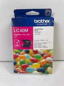Brother Genuine LC-40M MAGENTA Ink For DCP J525W J725DW MFC J430W - 300 Pages - Bild 1 von 6