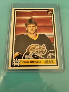 1990-91 7th Inning Sketch OHL #313 CHRIS OTTMANN NORTH BAY CENTENNIALS - Picture 1 of 2