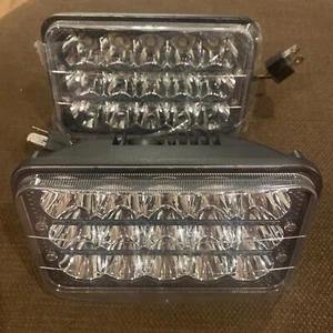2PCS 4x6" LED DOT Headlights - Picture 1 of 3