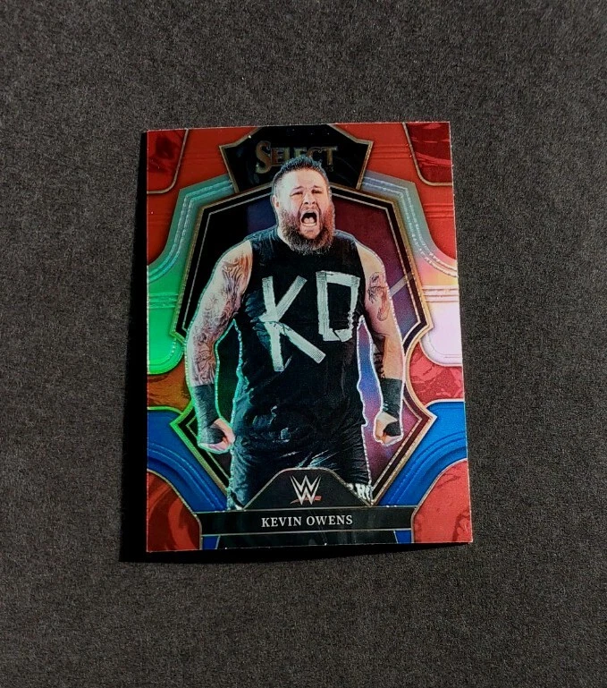 2023 Panini Select WWE Red & Blue Premier Level Prizm Kevin Owens No. 169 - Image 1 of 2