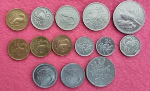 Malta Lot 14 verschiedene Münzen 1 Cent-1 Lira (1986-2004) - Bild 1 von 2