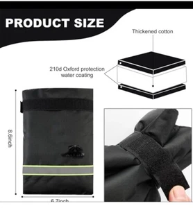 12 Pack Outdoor Garden Faucet Covers Anti Freeze Insulation Cover Protection - Picture 1 of 5