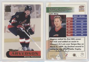 1999-00 Pacific Paramount Gold Magnus Arvedson #159
