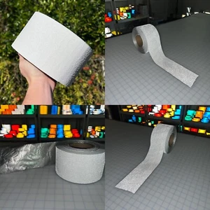 Cinta reflectante blanca premium para pavimento de 4" (rollo de 150' pies) reflectante húmedo seguridad - Imagen 1 de 12