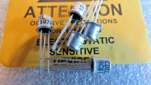 BC107A CDIL Transistor NPN bipolar 45V, 0.2A, 0.2/0.75W, TO18, 10dB 5 pieces USA - Picture 1 of 8