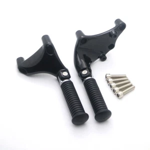 Rear Passenger Foot Pegs Pedal Mount For Harley Sportster 1200 Iron XL883 14-16 - Picture 1 of 7