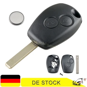 2 Tasten Schlüssel Ersatz Gehäuse für Renault Twingo Kangoo Modus Trafic Master - Bild 1 von 6