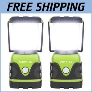 LE 1000 Lumen Waterproof Battery Powered LED Lantern, 4 Light Modes for Camping - Picture 1 of 10