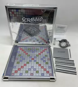 Scrabble Platinum Edition 2010 Erwachsene Sammlerstück Brettspiel drehbarer Sockel NEUWERTIG - Bild 1 von 18