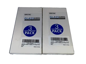 Lot Of 2 Omoton Glass Screen Protector Premium 3 pack for Google Pixel Phone - Picture 1 of 4