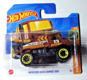 Hot Wheels - Mercedes Unimog U 1300 L - Unimog 435 - HW Haulers 2023 - HKH26 - Picture 1 of 2