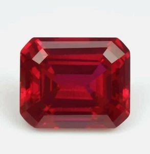 Rubí rojo sangre natural de Mozambique 12x10 mm piedra preciosa suelta corte radiante 8,25 quilates - Imagen 1 de 6