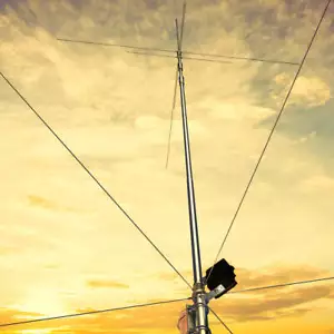 Antena vertical estación base de 4 bandas Xiegu VG4 7,5 M | para transceptor de RF - Imagen 1 de 8