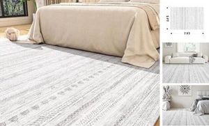 5x7 Area Rugs for Living Room Machine Washable Rug Distressed Indoor Carpet - Picture 1 of 7