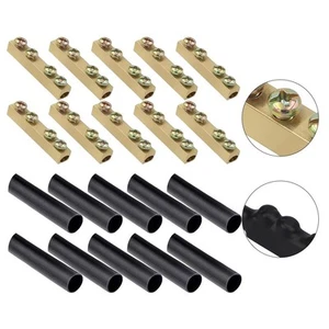 10 Copper Pillar Terminal Blocks for Simplified Wiring in Various Settings - Afbeelding 1 van 23
