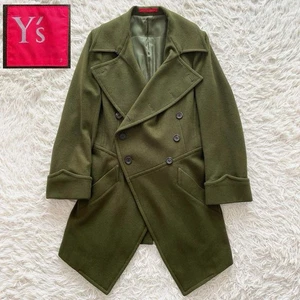 Yohji Yamamoto 2007AW Double-Breasted Trench Coat YX-C53-153 Olive Women's - Picture 1 of 10