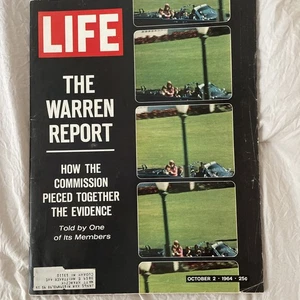 Life Magazine October 2, 1964 The Warren Report, JFK Assassination - Foto 1 di 13