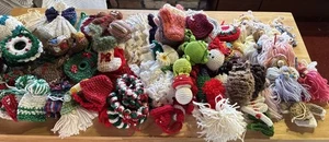 Weihnachtsschmuck handgehäkelt Konvolut - Bild 1 von 19