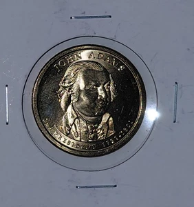 2007 P John Adams $1 Doubled Edge Lettering Error - Picture 1 of 3