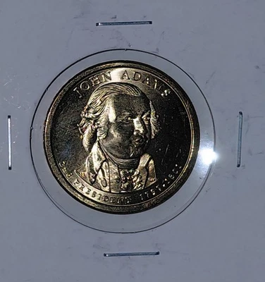 2007 P John Adams $1 Doubled Edge Lettering Error - Image 1 of 3