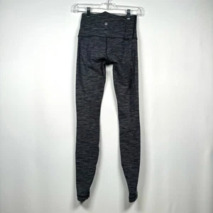 Lululemon Wunder Damen-Leggings hoher Bund 7/8 Stretch grau Größe 4 - Bild 1 von 6
