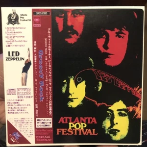 SELTENES FOTO LED ZEPPELIN 1969 ATLANTA POP FESTIVAL SINGLE CD DEBÜT TOUR ALBUM OOP - Bild 1 von 6