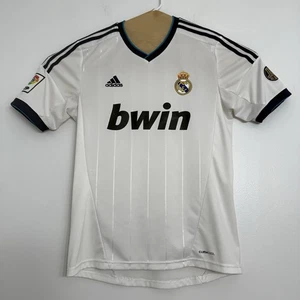 Camiseta deportiva de fútbol blanca Adidas para hombre mediana del Real Madrid Football Club 2012 - Imagen 1 de 4