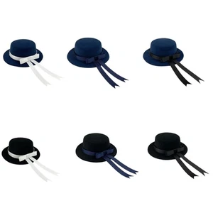 Tiny Felt Doll Hat Miniature Hat Ornament For Handmade Doll Costume Sewing Craft - Picture 1 of 14