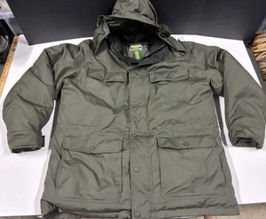 CABELAS Premier Northern Goose Down Parka Puffer Jacket Coat Hood Mens XL Tall - Picture 1 of 24