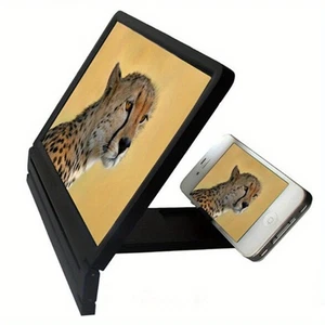8" Smartphone Screen Magnifier 3D Video Mobile Phone Amplifier Stand Bracket US - Picture 1 of 7
