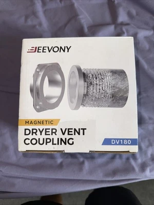 JEEVONY Magnetic Dryer Vent Coupling DV180 Airtight Seal Dryer Vent