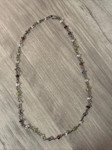 Sterling 925 16" Beaded Necklace - Picture 1 of 1