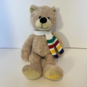 The Hudson's Bay Animal Adventure Pug Dog Plush Stripes Scarf HBC Hudson Puppy - Bild 1 von 12