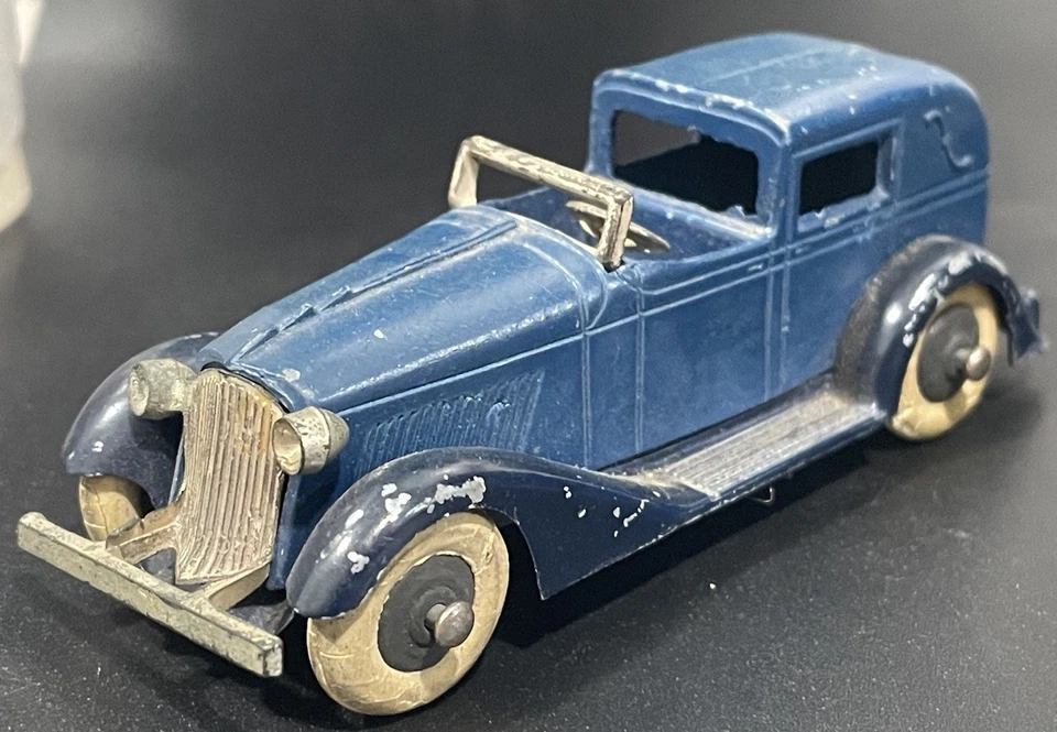 1930's Tootsie Toy 5 Wheel Graham Page Sudan Blue Convertible 0516 Antique - Image 1 of 4