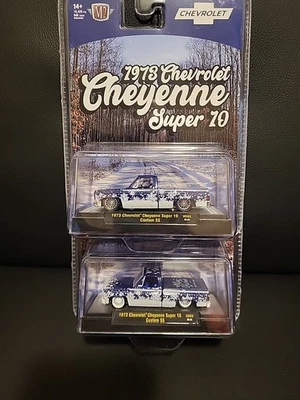 "CHASE" M2 1973 Chevrolet Cheyenne Super 10 Custom SS Holiday Edition HS65 1/64  - Image 1 of 4