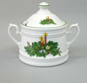 Kronester Bavaria Zucker/Marmelade Dose Weihnachtsmotiv Porzellan - Bild 1 von 5