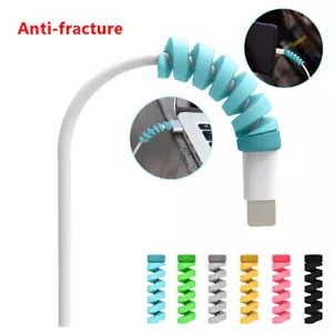 3PC Protector Saver Cover Android Iphone USB Charger Cable Cord Against Rupture - Picture 1 of 15