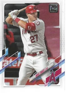 Tarjeta Mike Trout Topps Series One 2021 # 27 Angels - Imagen 1 de 1