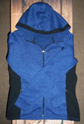 ZEROXPOSUR BLUE HOODIE SWEATSHIRT WOMENS SIZE MEDIUM - Image 1 of 2