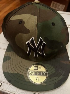 New York Yankees '47 Brand MLB Clean Up Dad Hat Adjustable Camouflage Camo Cap - Bild 1 von 3